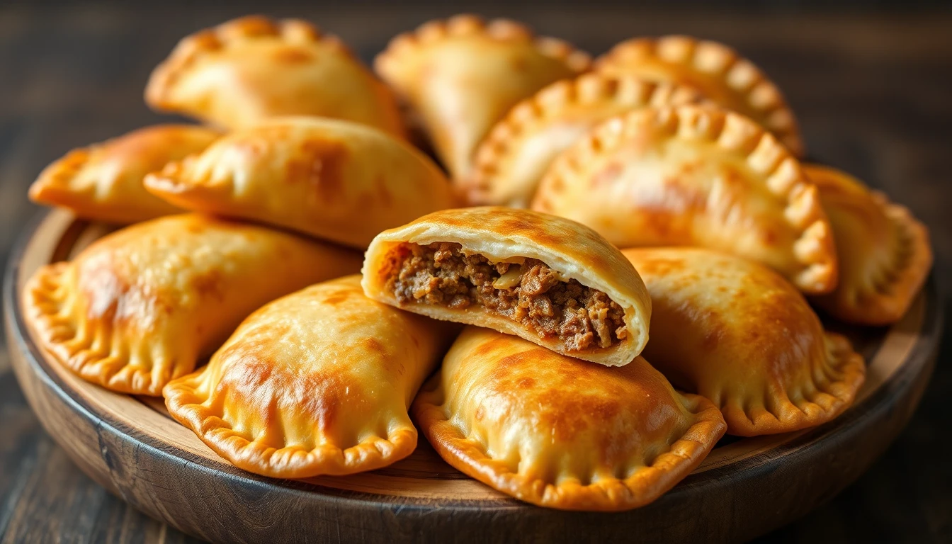 Plato de empanadas variadas